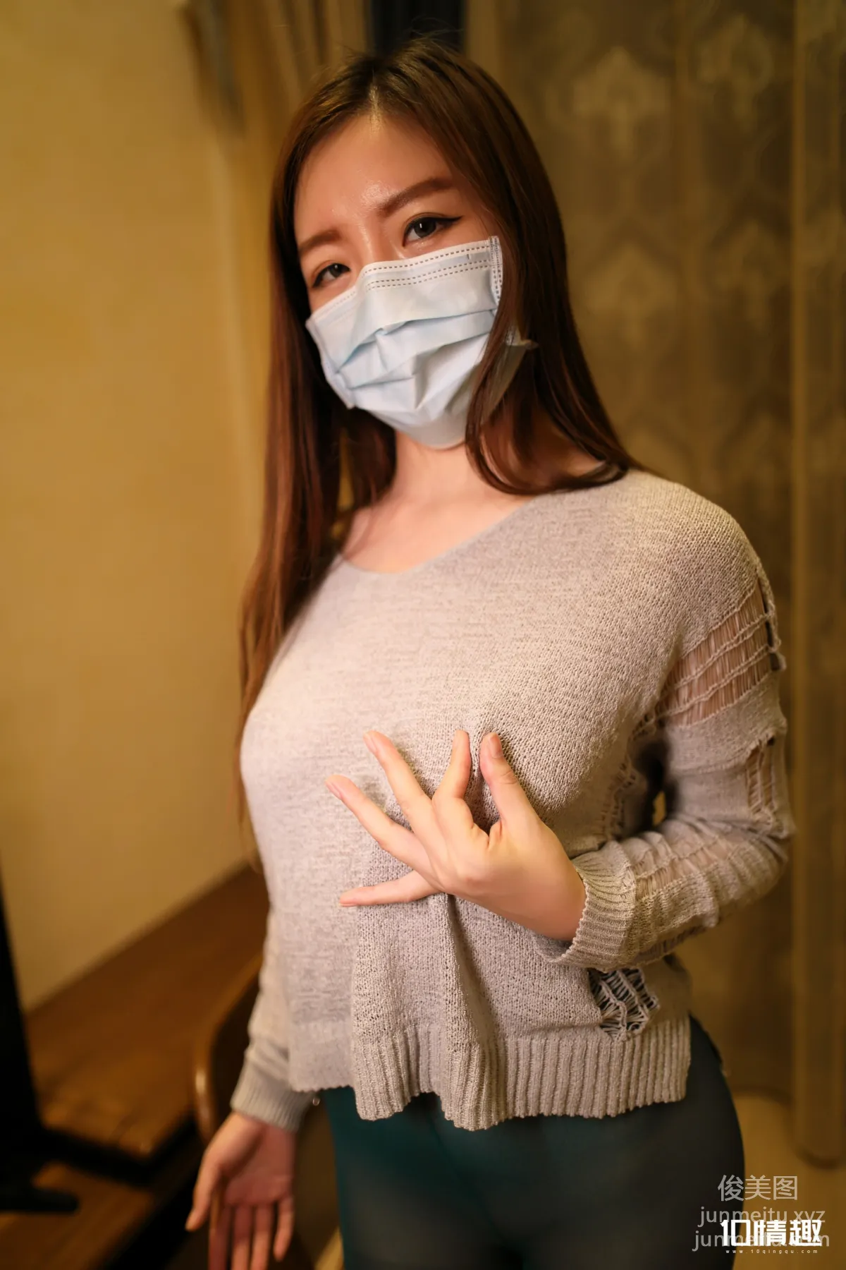 [ROSI写真]口罩系列 2017.12.19 KZ.555 page 53