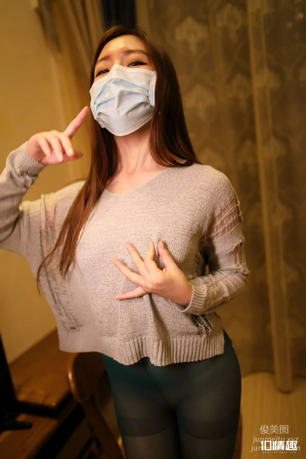 [ROSI写真]口罩系列 2017.12.19 KZ.555 page 55