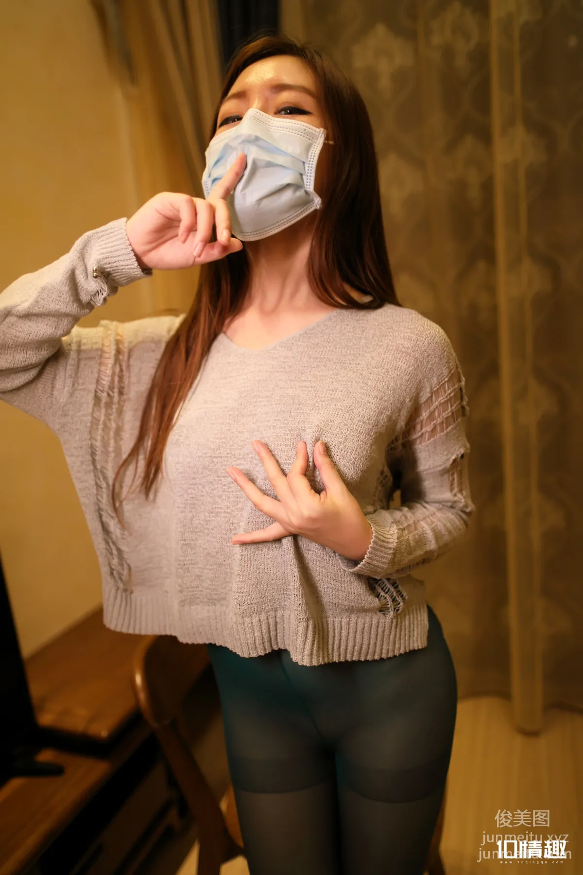 [ROSI写真]口罩系列 2017.12.19 KZ.555 page 56