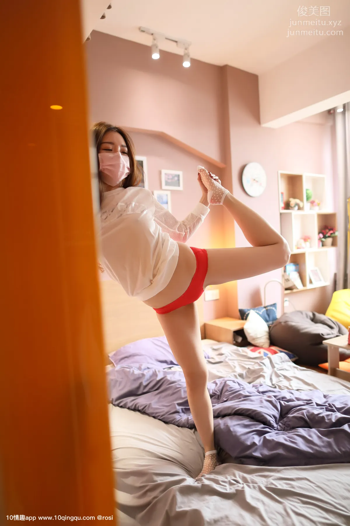 [ROSI写真] 口罩系列 2019.10.05 NO.1210 page 16