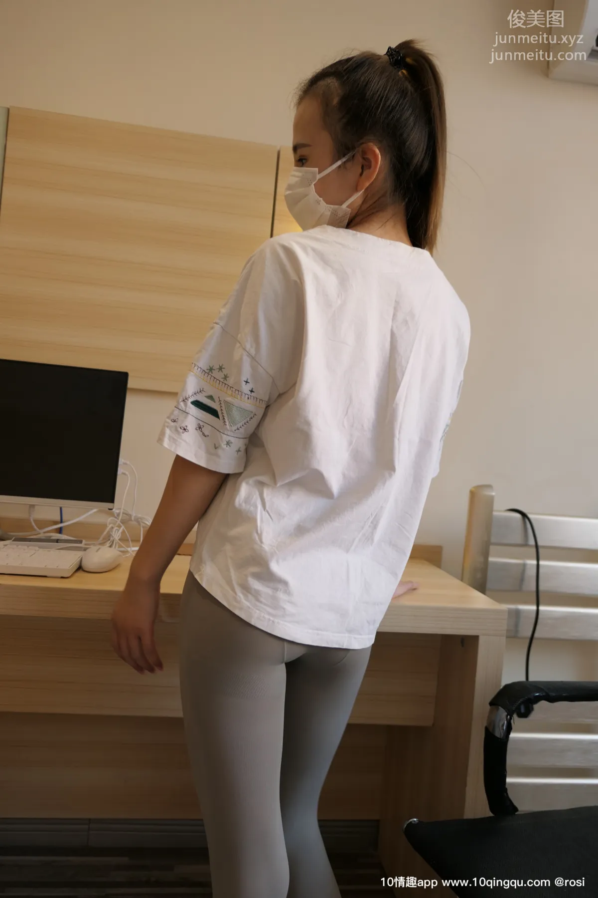 [ROSI写真] 口罩系列 2019.10.24 NO.1229 page 6