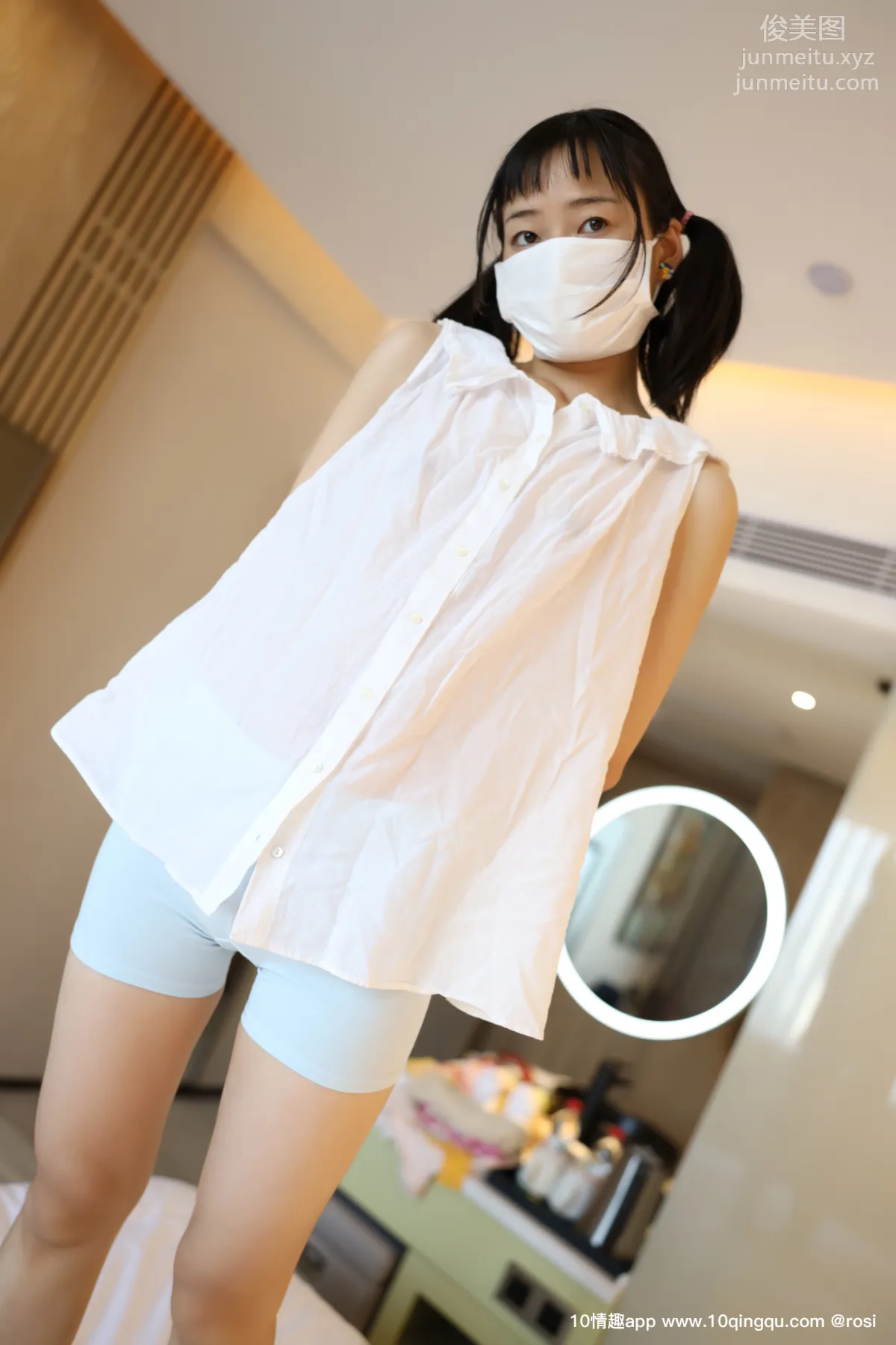 [ROSI写真] 口罩系列 2019.11.20 NO.1264 page 8