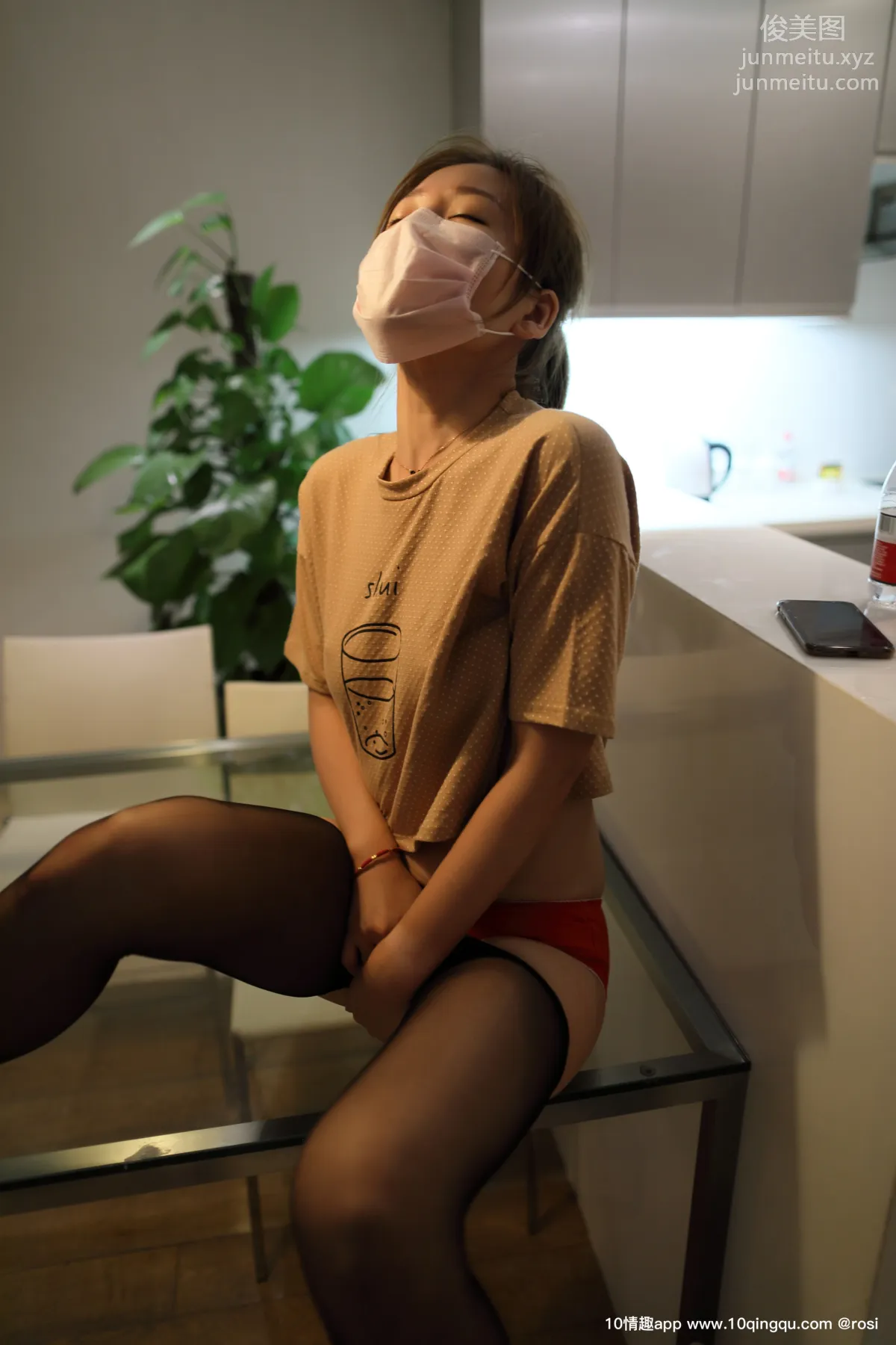 [ROSI写真]口罩系列 2019.04.10 KZ.1032 page 32