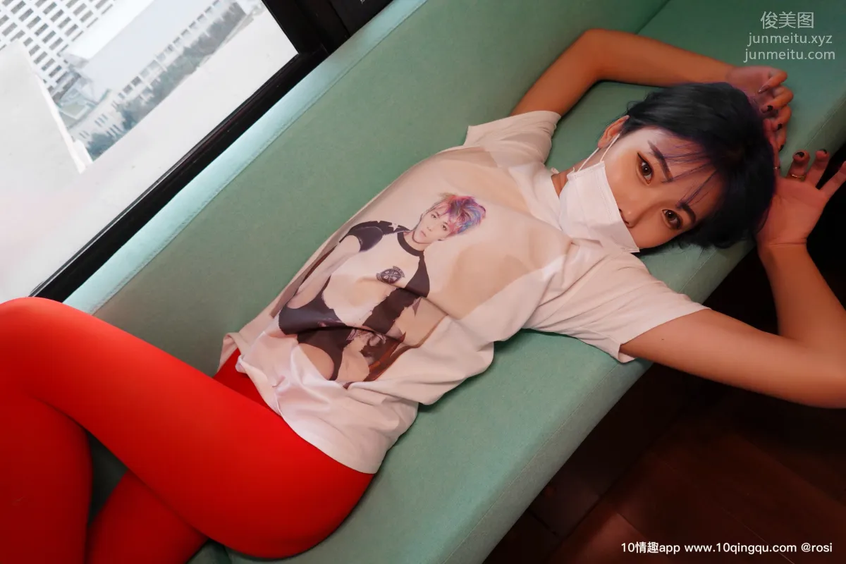 [ROSI写真]口罩系列 2019.05.01 KZ.1053 page 7