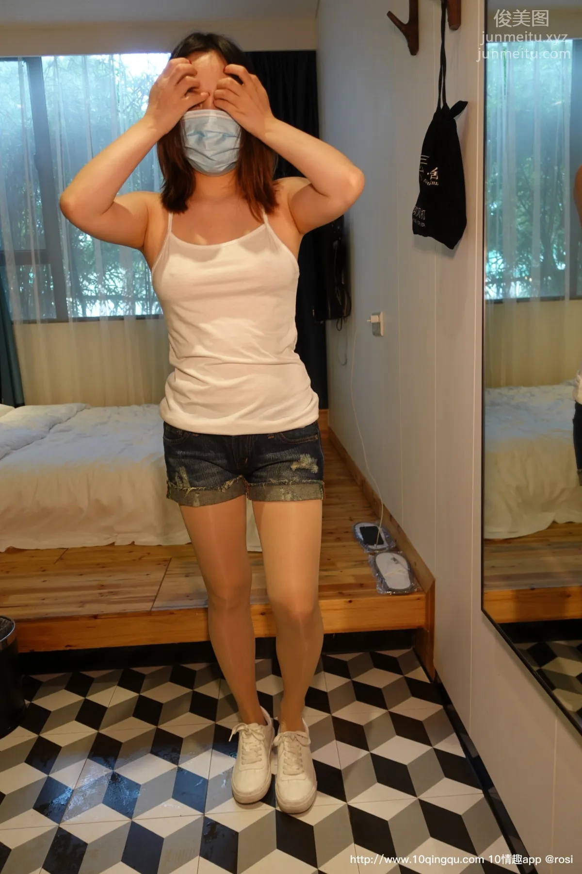 [ROSI写真]口罩系列 2020.07.25 NO.1504 page 4