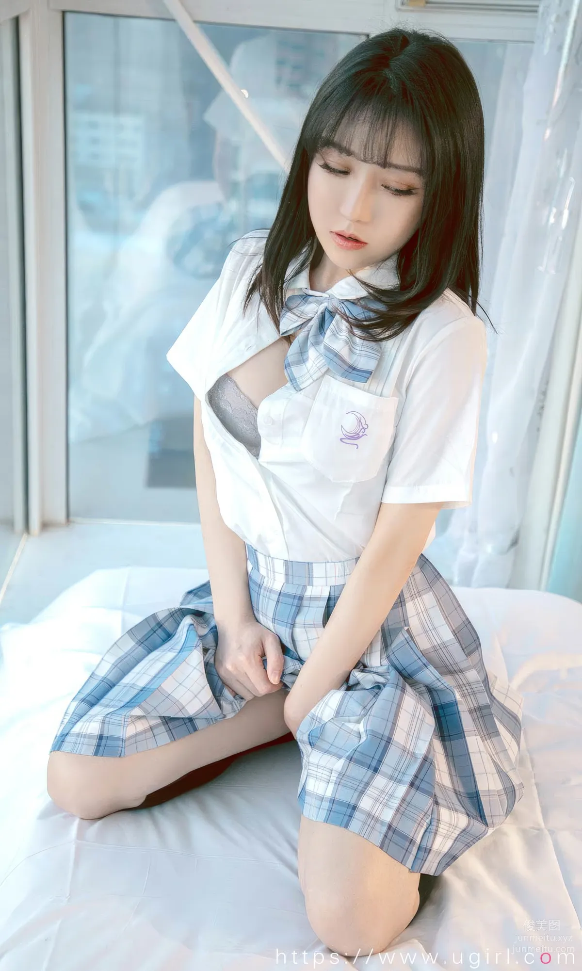 [Ugirls]爱尤物 No.2929 白亦ada 香色格子裙 [35P] page 34