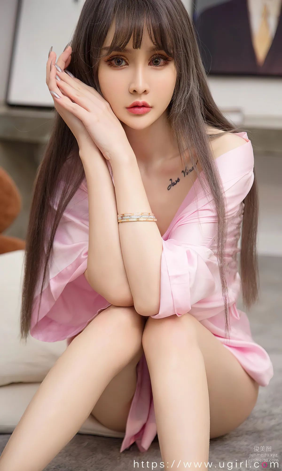 [爱尤物]2023 NO.2738 丝绸睡衣 青树[35P] page 12