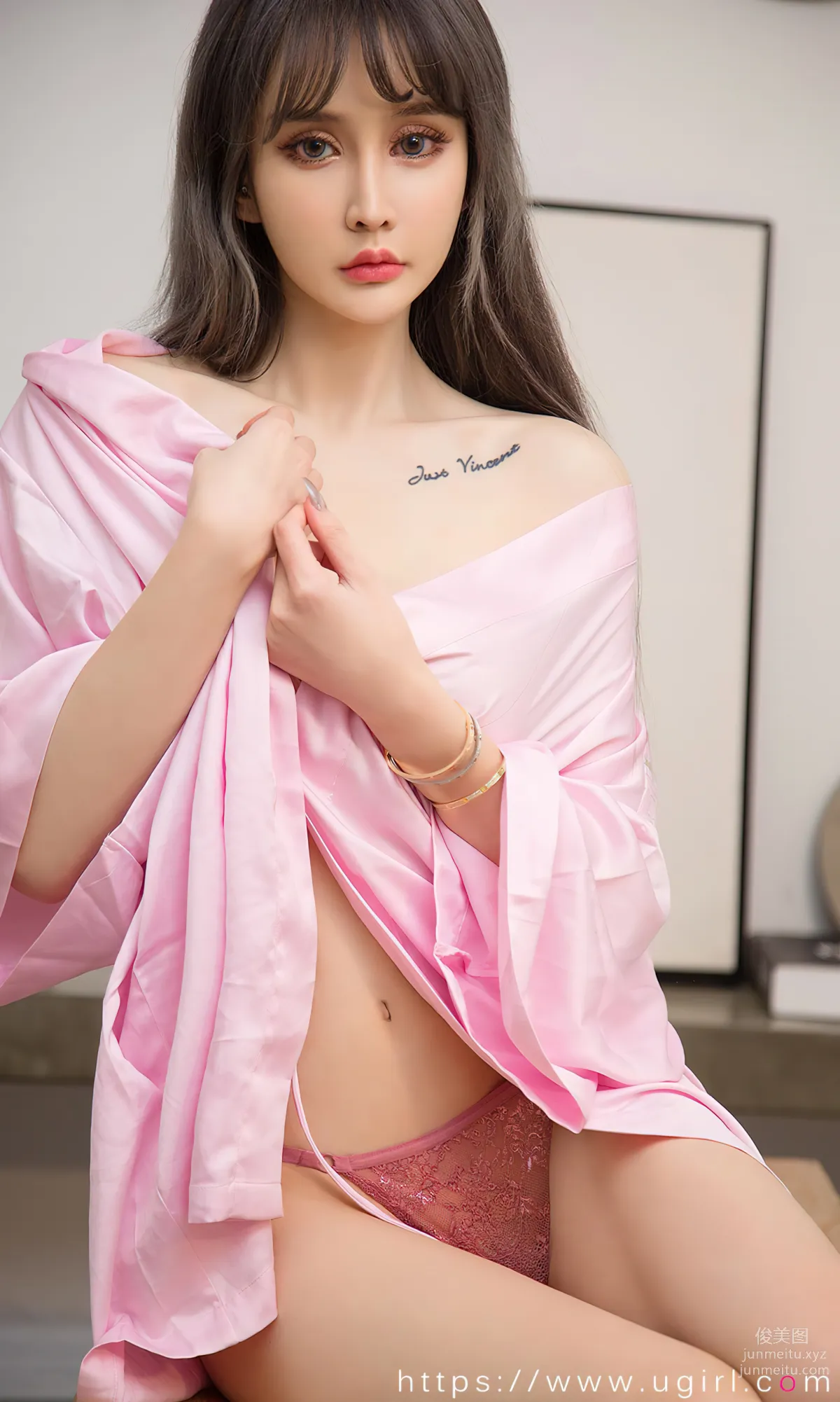 [爱尤物]2023 NO.2738 丝绸睡衣 青树[35P] page 25