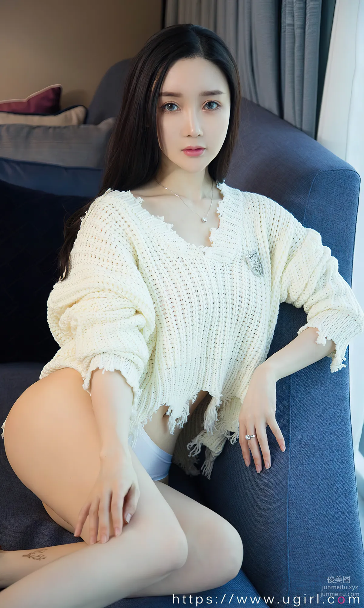 [爱尤物]2023 NO.2755 白色毛衣 夏美[35P] page 16