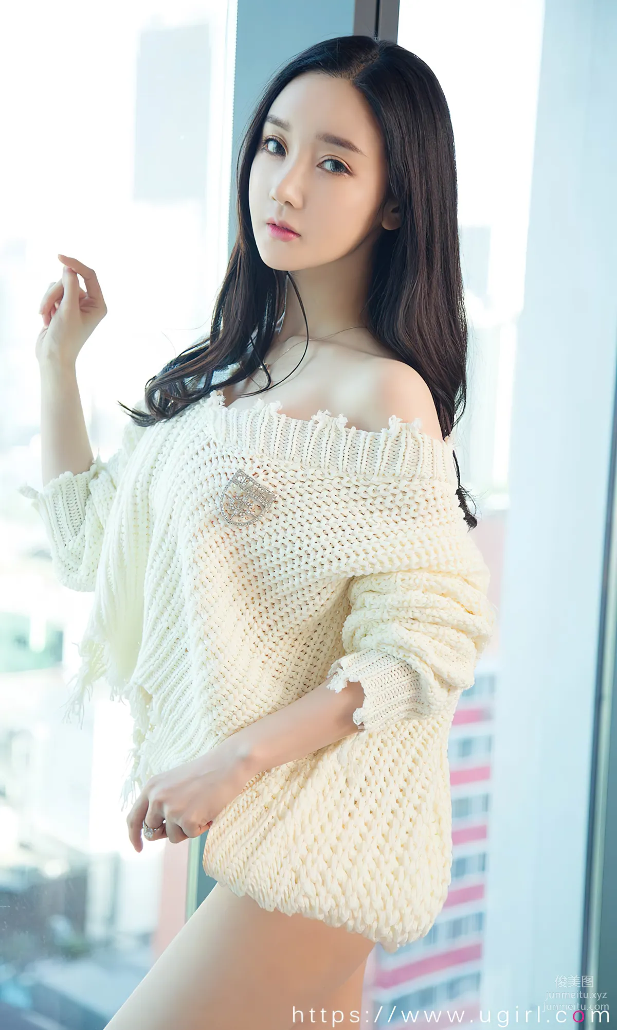 [爱尤物]2023 NO.2755 白色毛衣 夏美[35P] page 19