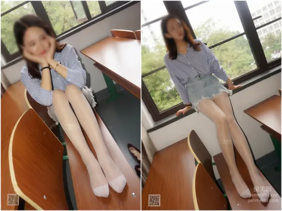 妖精视觉 NO.049 苏苏 白丝袜一步裙（上篇） [70P]