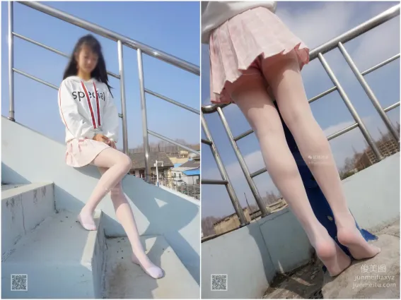 妖精视觉 NO.054 妮妮 天台白丝 [74P]