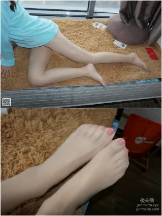 妖精视觉 NO.119 小茶 丝袜与睡裙的故事 [67P]