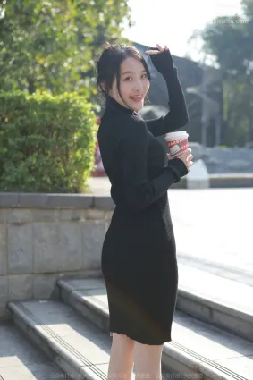 [IESS异思趣向]2022.03.21 丝享家1035：婉萍《黑色包臀裙》[89P]
