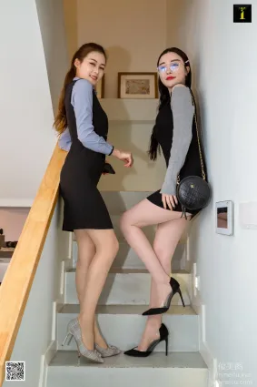 [IESS异思趣向] 2019.12.27 丝享家647：喵姐《闺蜜楼梯间的偶遇》[90P]