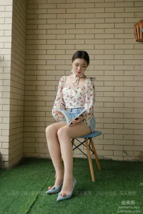 [IESS异思趣向] 2021.07.03 丝享家850：可可《法式碎花裙》[81P]